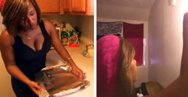 Une femme ultra économe a seulement une ampoule dans sa maison et cuit ses lasagnes au lave-vaisselle